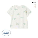 30%OFF【メール便(20)】 ジェラートピケ キッズアンドベイビー キッズ 接触冷感 SHARK柄Tシャツ ジェラピケ ルームウェア パジャマ gelato...