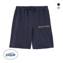 ジェラートピケ ユニセックス 裏毛ハーフパンツ ジェラピケ ルームウェア gelato pique UNISEX ADIEU 全2色 S-M-M-L