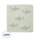 【メール便(7)】 ジェラートピケ SHARK ハンドタオル ジェラピケ gelato pique ADIEU