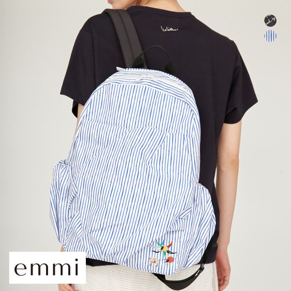 乐天商城 - 30％OFF エミ emmi×Leo Lionni 撥水 ワッペンギャザーボディーバックパック emmi レオレオニ Leo Lionni レディース ADIEU 全2色