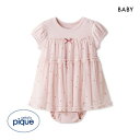 ジェラートピケ キッズアンドベイビー ベビー ハート柄チュールロンパース ジェラピケ ルームウェア gelato pique Kids&Baby BABY AD...