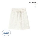 ジェラートピケ レディース ガーゼストライプショートパンツ ジェラピケ パジャマ ルームウェア gelato pique ADIEU 全2色