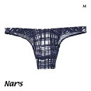 【メール便(5)】 ナルズ random plaid ジェンダーレス ハーフバック ビキニ 男女兼用 ブリーフ 前とじ Nars ADIEU