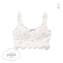 ジェラートピケ スリープ モノグラム柄 ナイトブラ ブラジャー gelato pique ジェラピケ レディース ADIEU 全2色