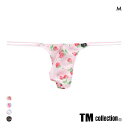 【メール便(5)】 ティーエム コレクション ふんわりシフォン Wループ Tバック TM collection メンズ ADIEU 全4色