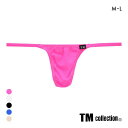 【メール便(5)】 ティーエム コレクション ガーゼ調 2way side string ML Tバック ビキニ TM collection メンズ ADIEU 全5色 M-L