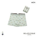 【10%OFF・9/11 01:59まで】 ジェラートピケ オム メンズ sleeping cat 総柄ボクサーパンツ ジェラピケ GELATO PIQUE HOMME ADIEU 全2色 M-L ev_sp_10