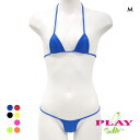 【メール便(15)】 レディース マイクロブラ PLAY WET Super micro bikini set Tバック ブラセット M ブラレット Ladys セクシー下着 ADIEU 全8色