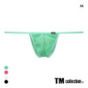 【メール便(4)】 ティーエム コレクション ドットチュール マイクロトリム ハーフバック ビキニ TM collection メンズ ADIEU 全4色