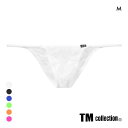 【メール便(3)】 ティーエム コレクション メンズ ビキニ ClearSkin サイドストリング ハーフバック M TM collection ADIEU 全6色