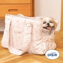ジェラートピケ CAT&DOG ストロベリー柄キルティングキャリーバック ジェラピケ gelato pique ADIEU