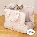ジェラートピケ CAT&DOG ストロベリー柄ミニサイズキャリーバッグ ジェラピケ gelato pique ADIEU