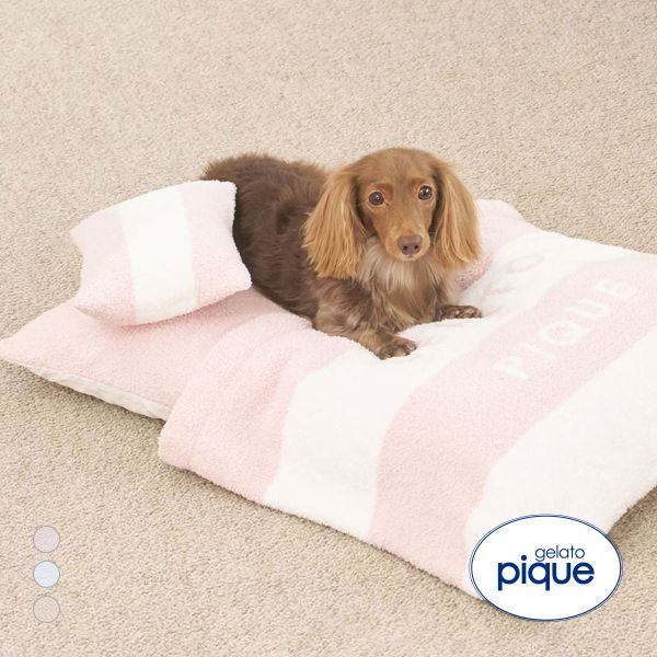 ジェラートピケ CAT&DOG ベビモコおふとんセットL ジェラピケ gelato pique ADIEU 全3色
