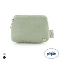 ジェラートピケ MUCHA リリー柄フロッキーティッシュポーチ ジェラピケ ミュシャ gelato pique ADIEU 全2色