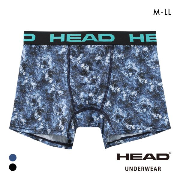 【メール便(20)】 ヘッド Hスモーク柄 ボクサーパンツ メンズ 前とじ 超軽量 ボクサーブリーフ HEAD AD..
