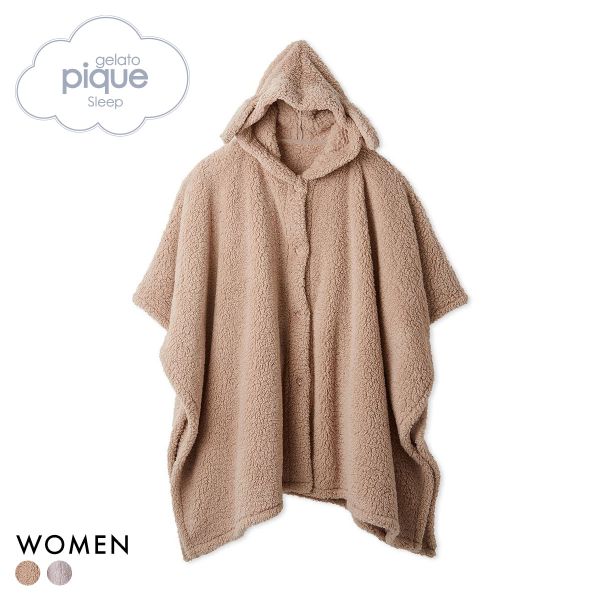 ジェラートピケ スリープ レディース DOG/CAT 着る毛布 ジェラピケ パジャマ ルームウェア gelato piqu..