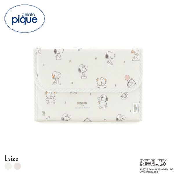 ジェラートピケ キッズアンドベイビー gelato pique PEANUTS PUPPIES トイボックス柄母子手帳ケースL ..
