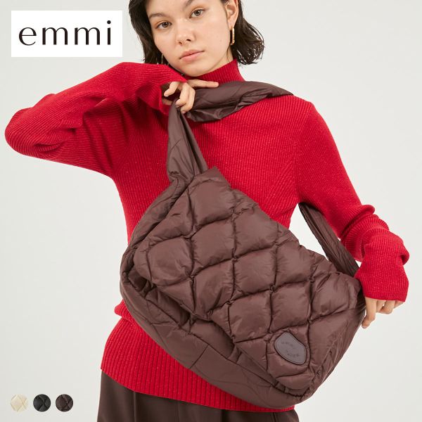 樂天商城 - 20％OFF エミ emmi×TAION キルティングショルダーバッグ emmi ADIEU 全3色