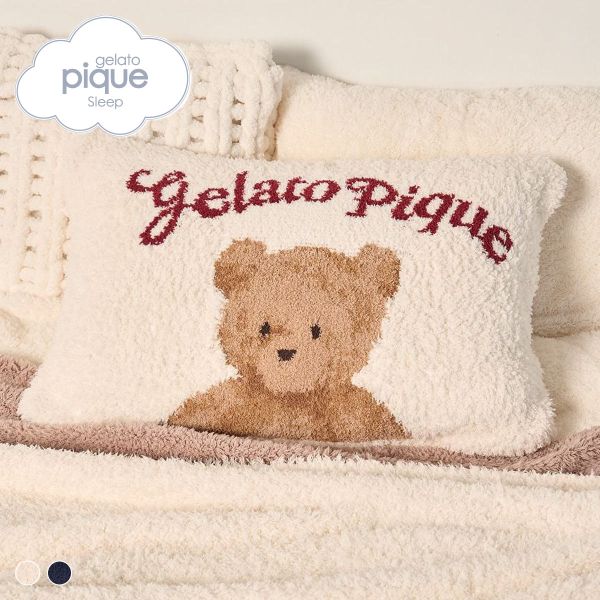ジェラートピケ スリープ HOLIDAY スノーベア ジャガードピローケース ジェラピケ gelato pique SLEEP ..