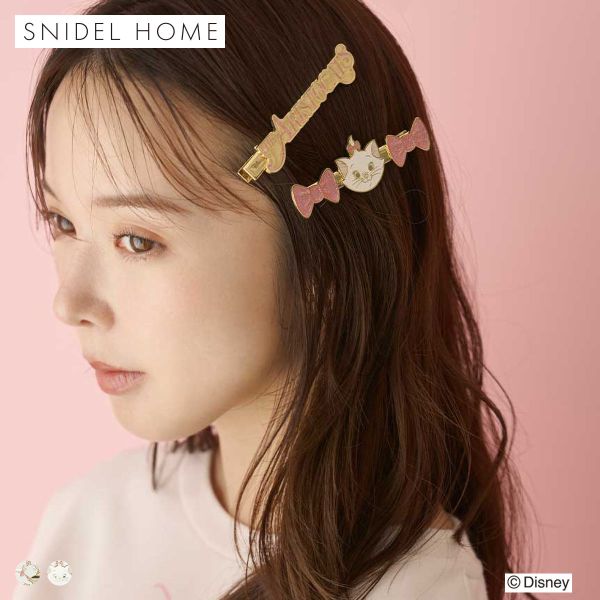 スナイデルホーム The Aristocats グリッターヘアピン SNIDEL HOME ADIEU 全2色