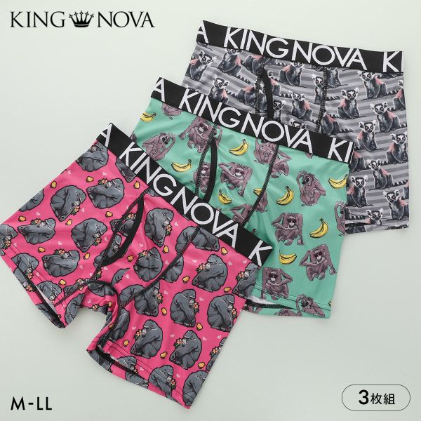 サイズ メンズM(ウエスト76-84cm)L(ウエスト84-94cm)LL(ウエスト94-104cm) カラー MON-モンキー 素材 身生地：ポリエステル100％ゴム部：ポリエステル100％ 仕様 ・3枚組(3色セット)・ウエストゴム幅：...