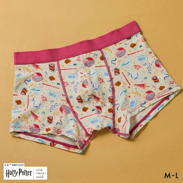 Rakuten - 【メール便(15)】 ハリー・ポッター × ウンナナクール Harry Potter メンズボクサーパンツ une nana cool ADIEU 全2色 M-L