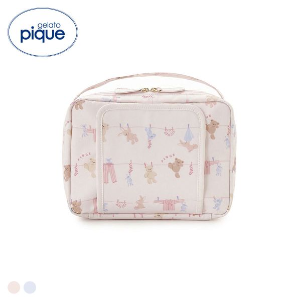ジェラートピケ ウォッシングアニマル柄おむつポーチ ジェラピケ gelato pique ジェラピケ ADIEU 全2色...
