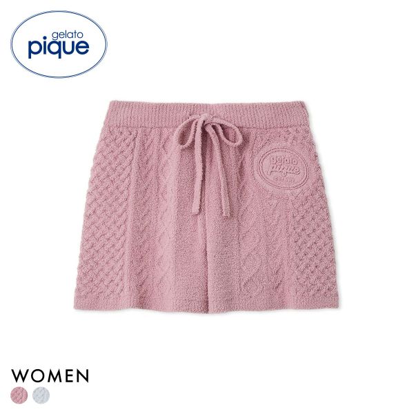 ジェラートピケ レディース Valentine アランショートパンツ ジェラピケ パジャマ ルームウェア gelato..