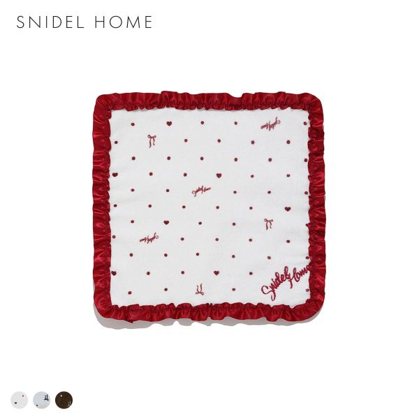 【メール便(7)】 スナイデルホーム フリルハンドタオル SNIDEL HOME Valentine バ...