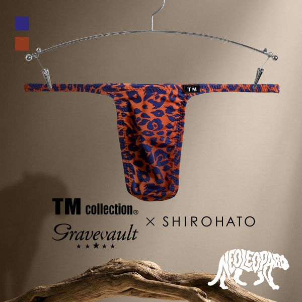 【メール便(5)】 ティーエムコレクション TM collection×Gravevault×SHIROHATO トリプルコラボ NEO LEOPARD ハギ無しシャープ Tバック ..