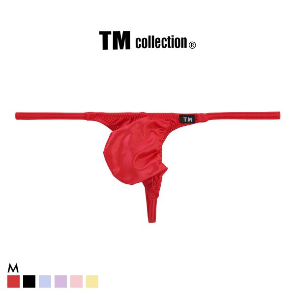 【メール便(3)】 ティーエム コレクション YKS クチバシ トライアングル G-STRING Gストリング Tバック メンズ TM collection ADIEU 全6色