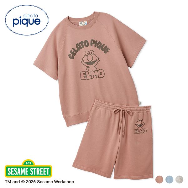 �����顼�ȥԥ� ��˥��å��� SESAME STREET UNISEX ΢�ӥץ륪���С����ϡ��եѥ�ĥ��å� ������ԥ� �롼�०���� gelato pique...