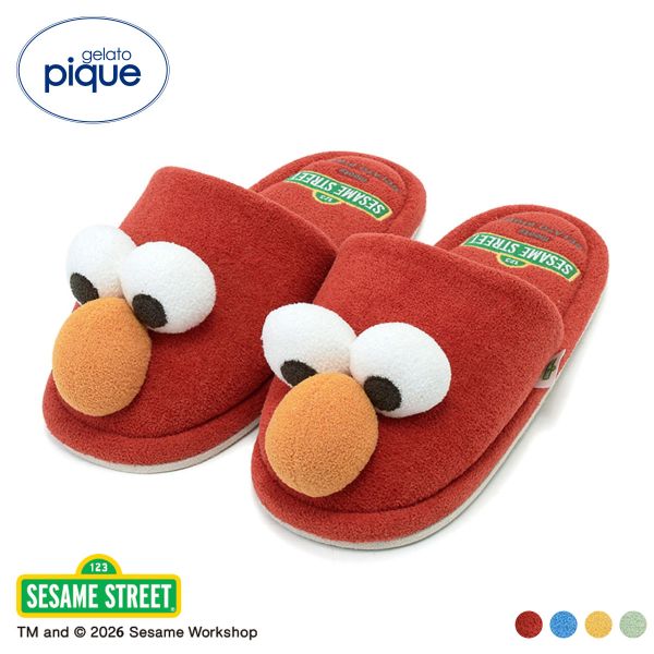樂天商城 - ジェラートピケ レディース SESAME STREET ルームシューズ ジェラピケ セサミストリート gelato pique ADIEU 全4色