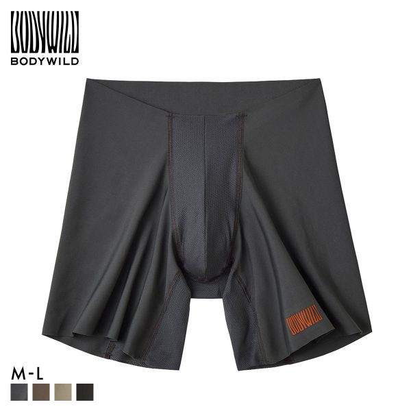 20％OFF【メール便(13)】 グンゼ BODY WILD by BEAMS DESIGN エアーズ ロングタイプ ボクサーパンツ AIRZ メンズ ビームス GUNZE ボディワイルド ADIEU 全4色 M-L