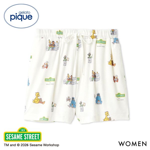 �����顼�ȥԥ� ��ǥ����� SESAME STREET �������硼�ȥѥ�� ������ԥ� �����ߥ��ȥ꡼�� �롼�०���� gelato pique ADIEU