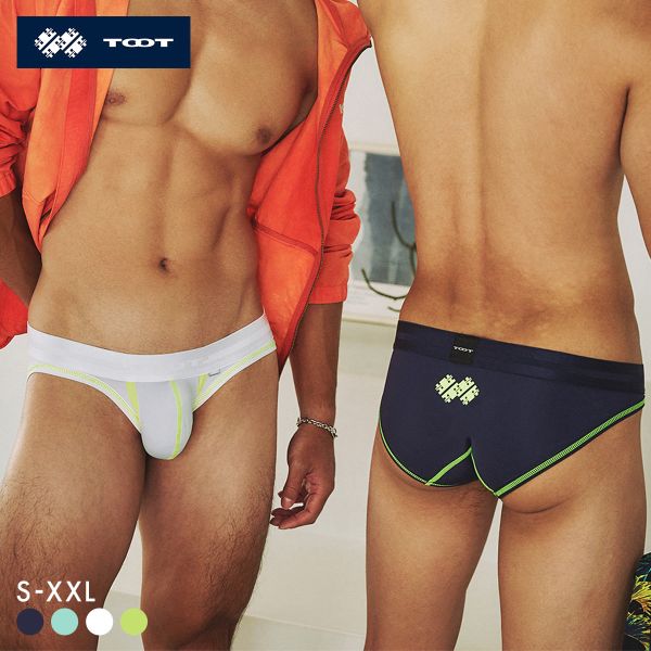 トゥート TOOT フレッシュ ナイロン カップビキニ フルバック メンズ 前閉じ 日本製 立体カップ 大きいサイズ ADIEU 全4色 S-XXL
