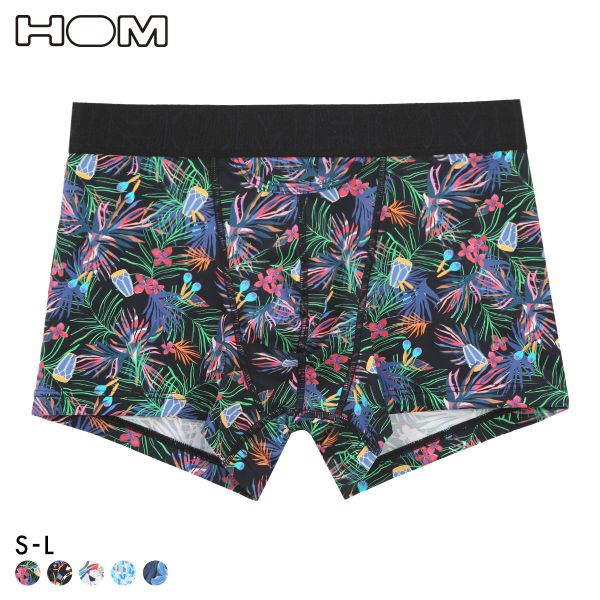 オム HOM HO1 BOXER BRIEFS ボクサーパンツ メンズ 2026SS アンダーウェア 前閉じ ASIA企画 ADIEU 全5色 S(日本M)-L(日本XL)