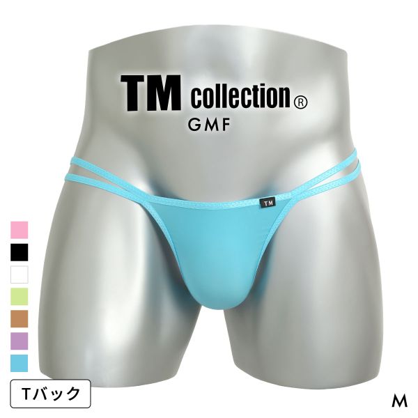 樂天商城 - 35％OFF【メール便(3)】 ティーエム コレクション GMF マイクロ ダブルループ TB Tバック ビキニ メンズ TM collection 日本製 ADIEU 全7色