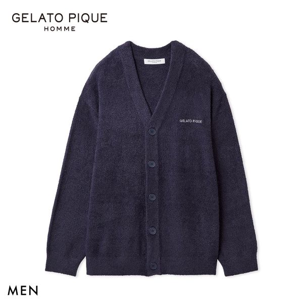樂天商城 - ジェラートピケ オム メンズ IFMC. スムーズィーカーディガン ジェラピケ パジャマ GELATO PIQUE HOMME ADIEU M-L