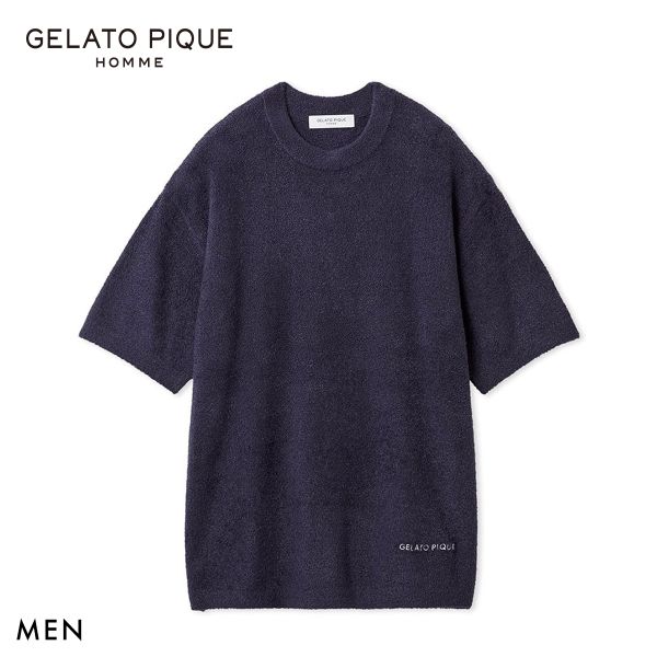 乐天商城 - ジェラートピケ オム メンズ IFMC. スムーズィープルオーバー ジェラピケ パジャマ GELATO PIQUE HOMME ADIEU M-L