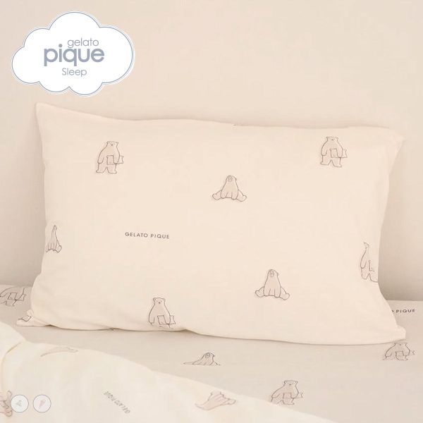 樂天商城 - 【メール便(15)】 ジェラートピケ スリープ IFMC. 総柄プリントピローケース ジェラピケ gelato pique Sleep ADIEU 全2色