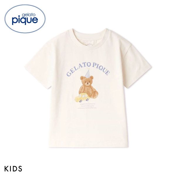 乐天商城 - 【メール便(11)】 ジェラートピケ キッズアンドベイビー キッズ パジャマパーティーワンポイントTシャツ ジェラピケ gelato pique Kids＆Baby KIDS ADIEU 90-120