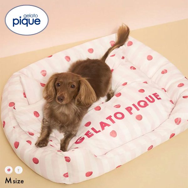 樂天商城 - ジェラートピケ CAT&DOG 接触冷感 CoolingベッドM ジェラピケ gelato pique ADIEU 全2色