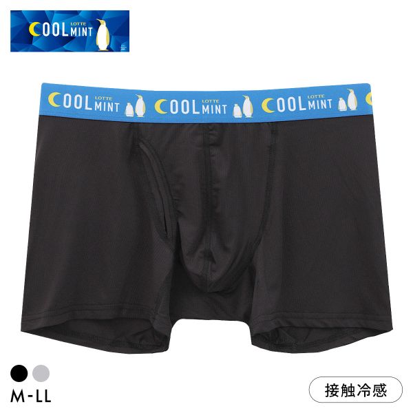 Rakuten - 【300円OFFクーポン・なくなり次第終了】 【メール便(20)】 クールミント COOLMINT 接触冷感 無地 ボクサーパンツ メンズ ボトムス アンダーウェア ADIEU 全2色 M-LL