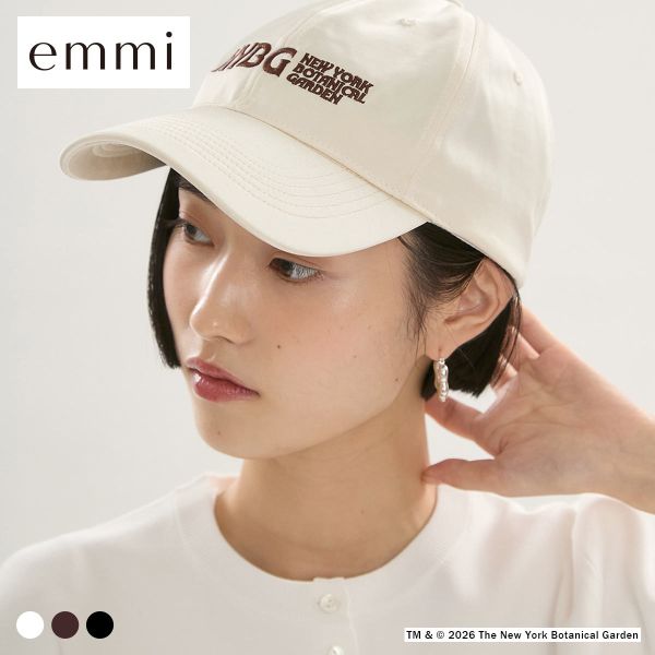 樂天商城 - エミ emmi×NYBG サテンロゴキャップ emmi ADIEU 全3色