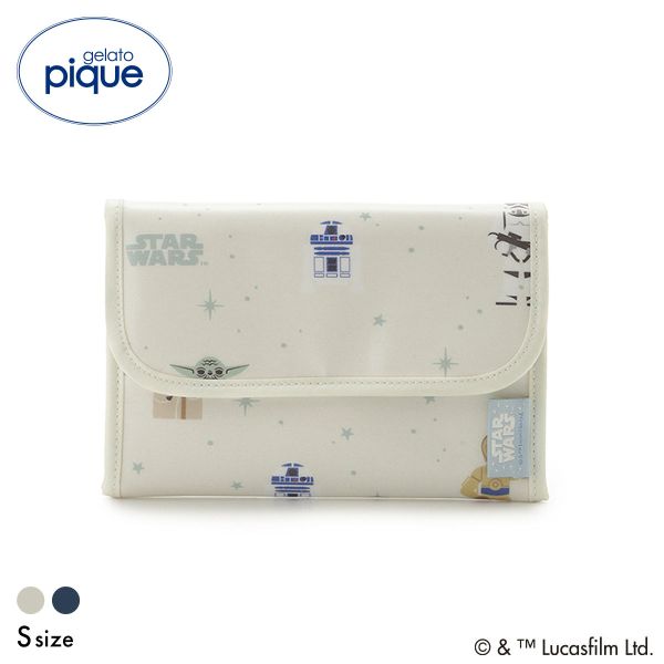 樂天商城 - 【300円OFFクーポン・なくなり次第終了】 ジェラートピケ STAR WARS 総柄母子手帳ケースS ジェラピケ gelato pique スターウォーズ ADIEU 全2色