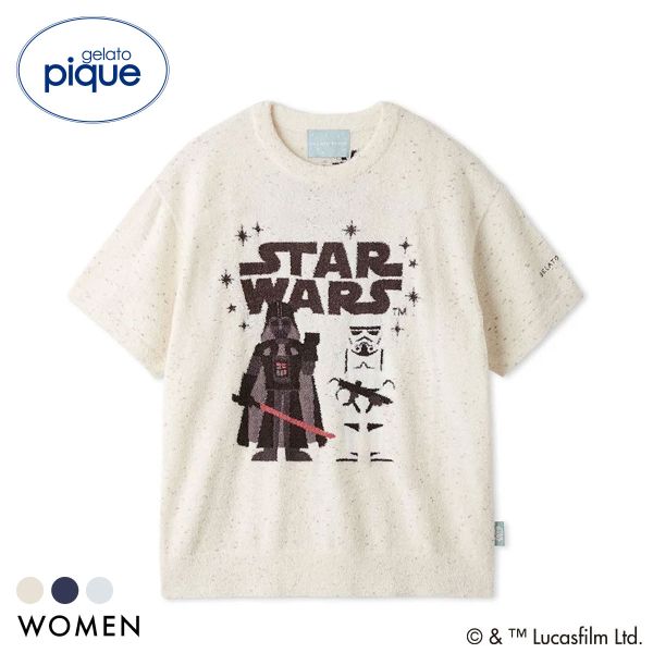 樂天商城 - ジェラートピケ STAR WARS レディース スムーズィーキャラクタージャガードプルオーバー ジェラピケ スターウォーズ パジャマ ルームウェア ADIEU 全3色