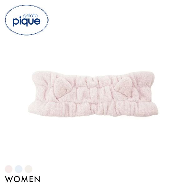【メール便(26)】 ジェラートピケ バブルモコキャットヘアバンド ジェラピケ gelato pique レディース ADIEU 全3色 …