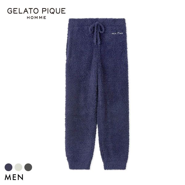 ジェラートピケ オム メンズ ジェラートロングパンツ ジェラピケ パジャマ ルームウェア gelato pique HOMME ADIEU 全3色 M-L ギフト プレゼント adieu-10047061 SHIROHATO ADIEU パッケージ画像