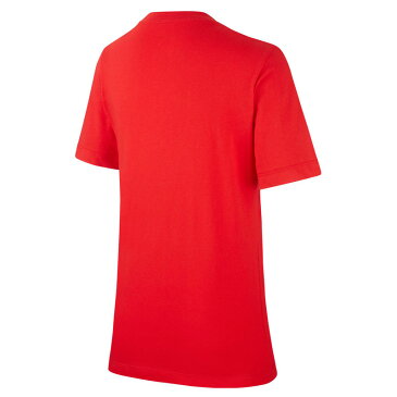 新作 ナイキ ジュニア Tシャツ 上 NIKE Just Do It. ロゴ 130 140 150 160 ビッグロゴ グラフィック 半袖 CU4569 RED 送料無料|スポーツウェア トレーニングウェア 男 女の子 キッズ 男の子 スポーツ おしゃれ ブランド